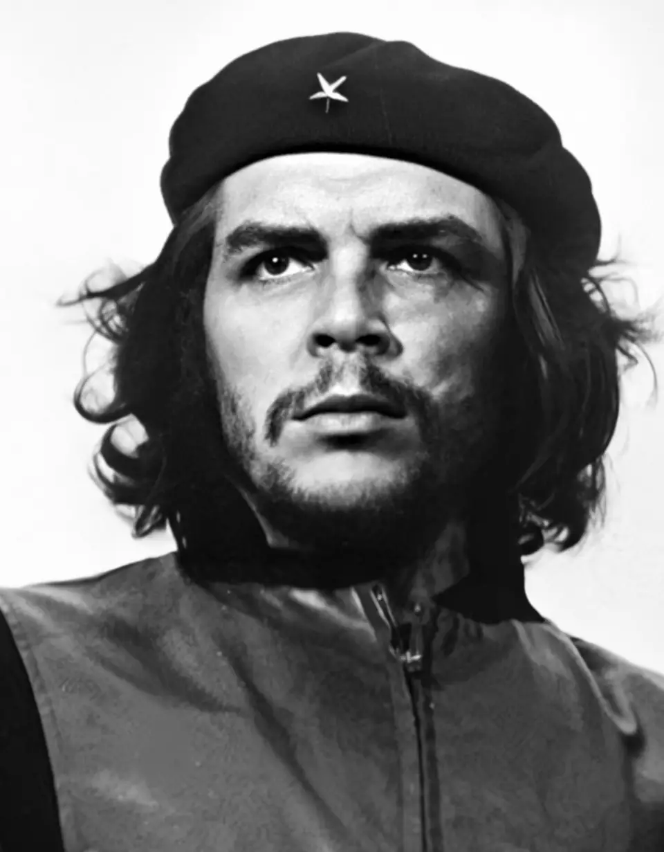 Guerrillero Heroico, 1960: Che Guevara in a beret looking past the camera into the distance.